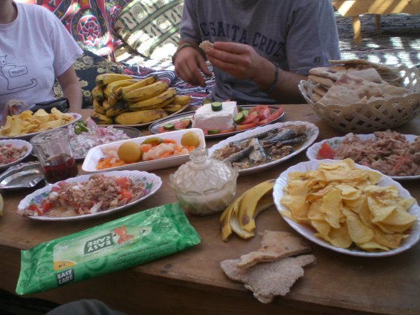 Our lunch spread