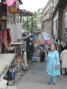 A street in Murree Pakistan