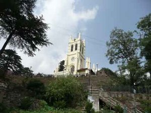 Famous church in Shimla