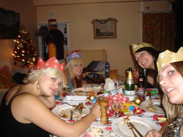And with our requisite silly christmas crowns