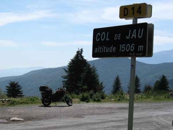 Top of the Col de Jau