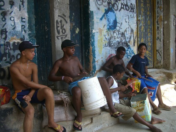 Local kids in Favela