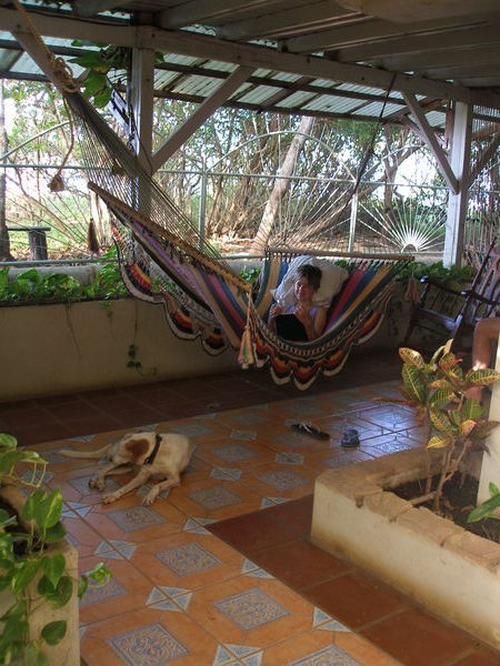 sophie in hammock