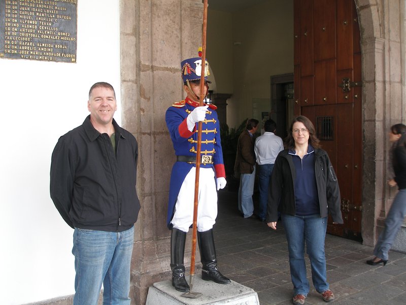 guard at the palace