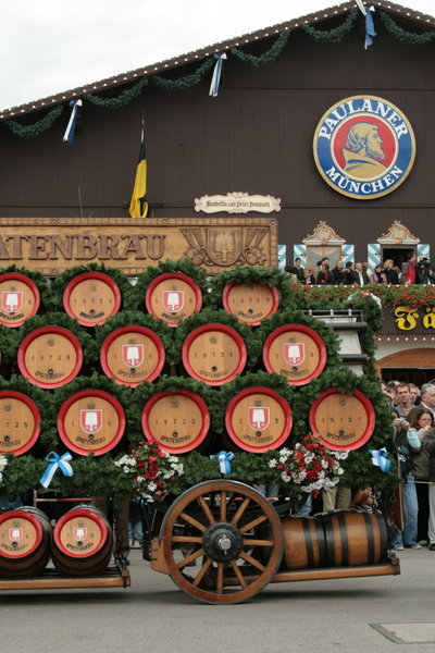 The Keg Carriage outside of Munich Beer Hall