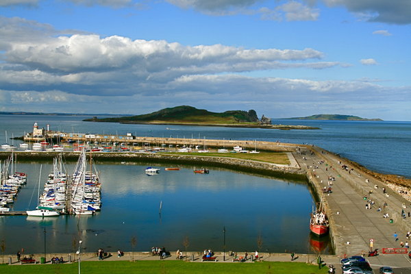 The Harbor with the Eye of Ireland Island