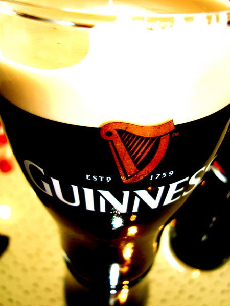 The Guinness.