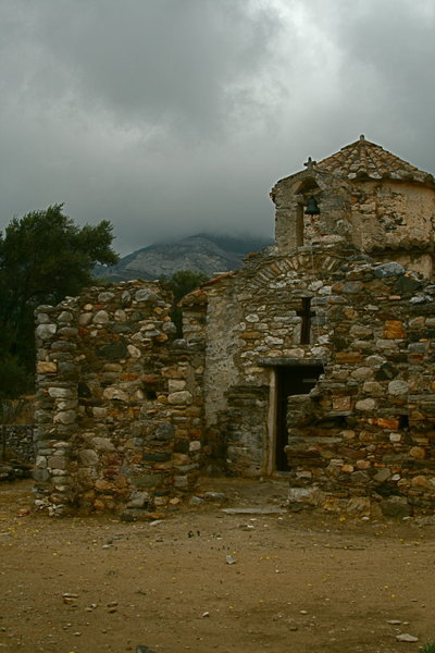 Old Church hidden in the Mountains