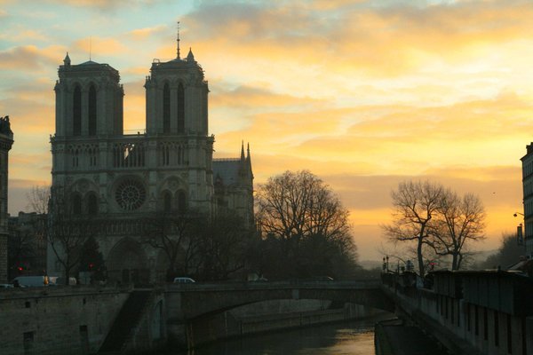 Notre Dame at Sunrise
