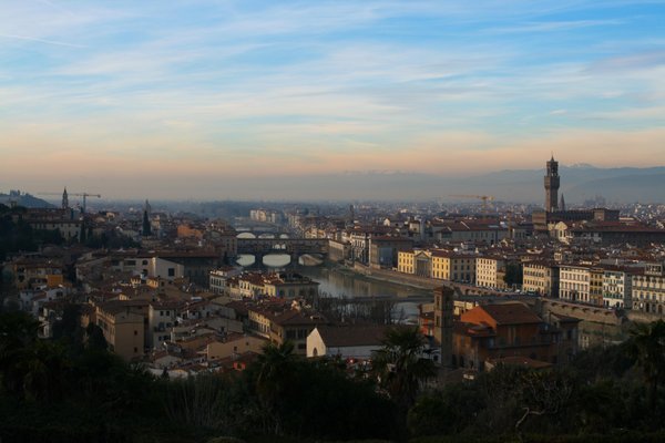 Beautiful Florence...the view from Michaelangelo