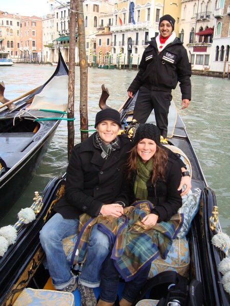 The Loving Couple in the Gondola