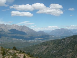 El Bolson valley from Mirador Racquel