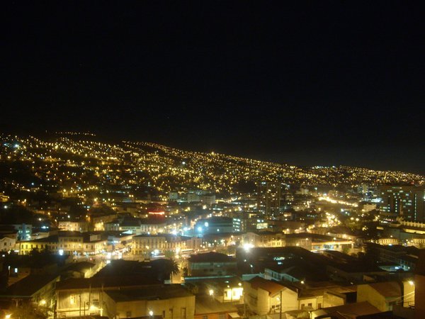 Valparaiso by night
