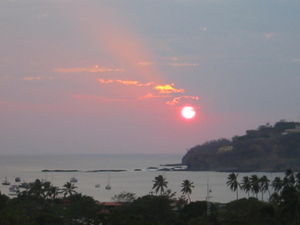 San Juan del Sur Bay at Sunset