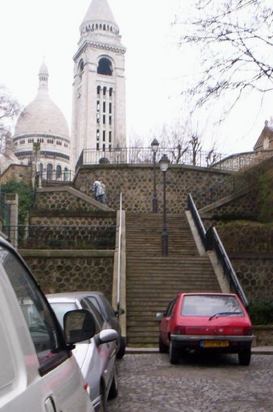 Stairs to Sacre Coeur