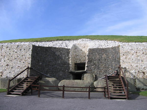 Entrance to Newgrange passage tomb