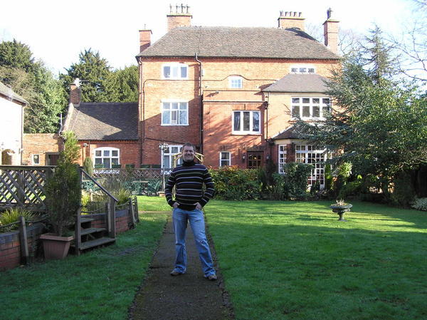 Sean outside the Manor
