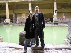 Me & Sean at the Roman Baths