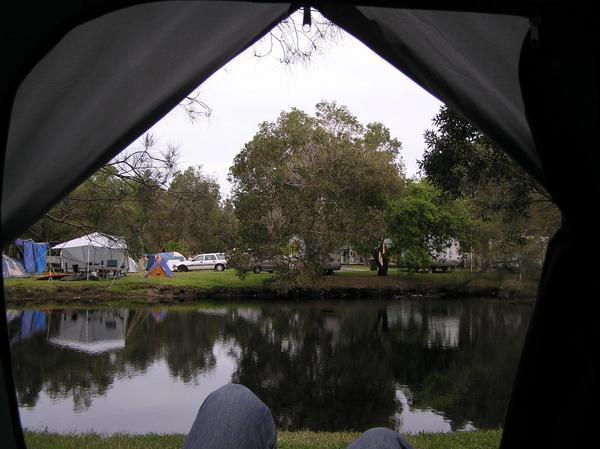 View from our tent....