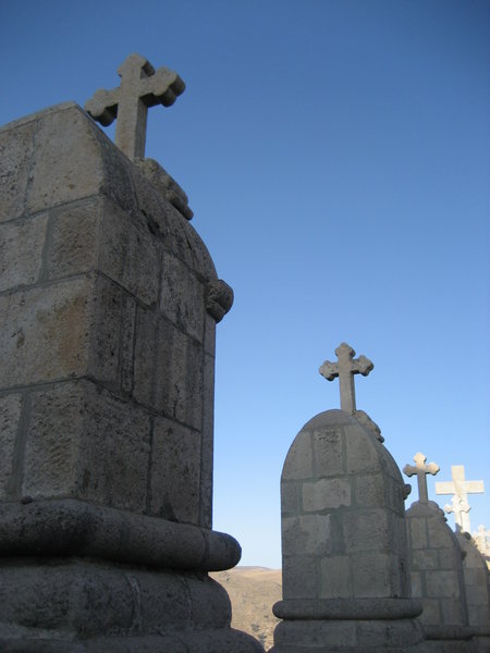 The 14 stations of the cross on Cerro Calvario