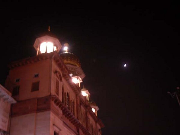 Red Fort by moonlight