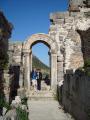 Under the arch, Ephesus