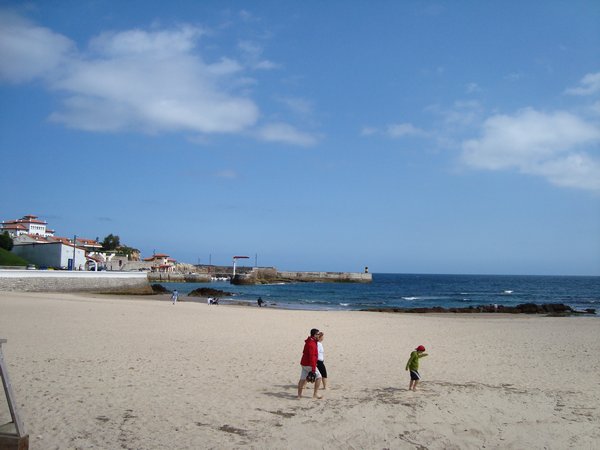The beautiful beach of Comillas