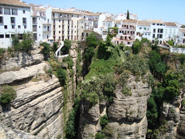 Ronda on the edge of the cliff