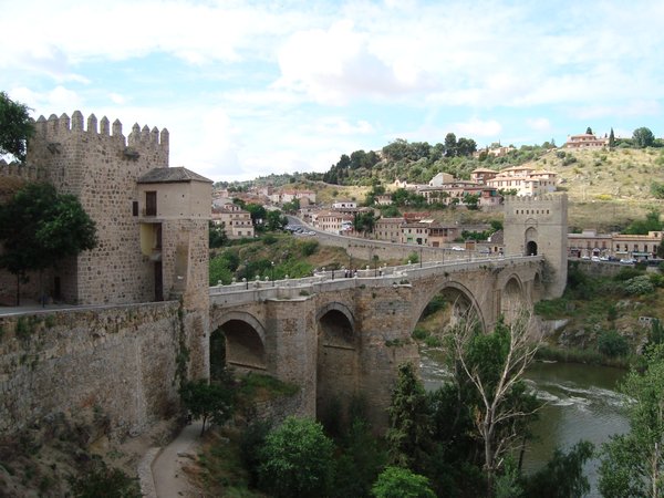 Bridge to old city of Toledo