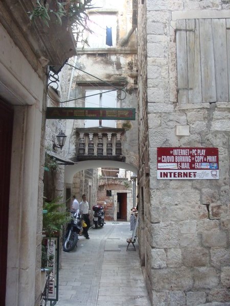 Narrow streets of Old Town Togir