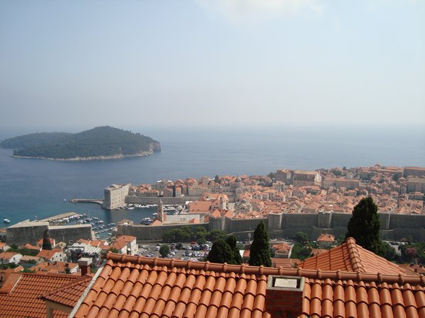 Dubrovnik through the heat haze