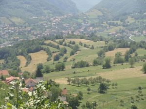 Countryside between Jablanica and Bugojno