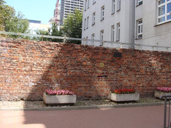 Remaining remnant Ghetto Wall