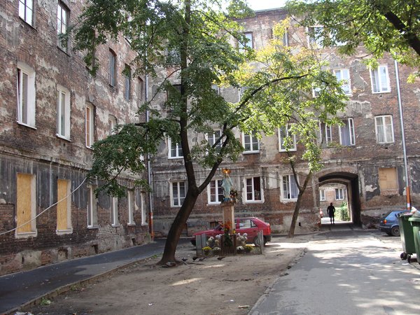 Old apartment block in Praga district