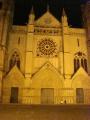 Cathedral at night, Poitiers