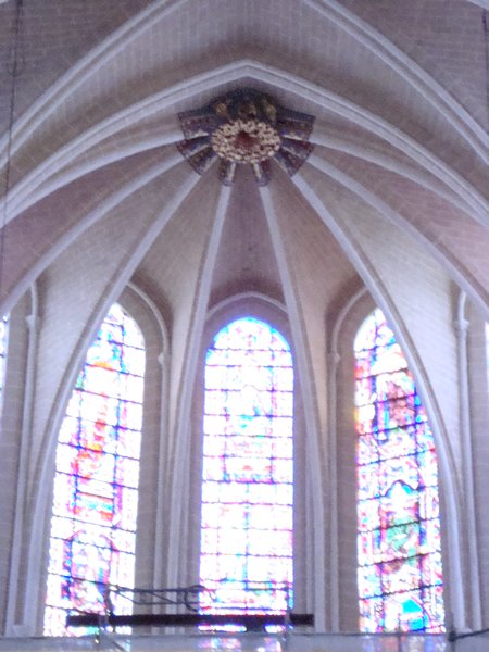 Some of the cathedral's wonderful windows