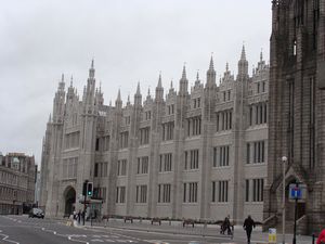 Refurbished University buildings, Aberdeen