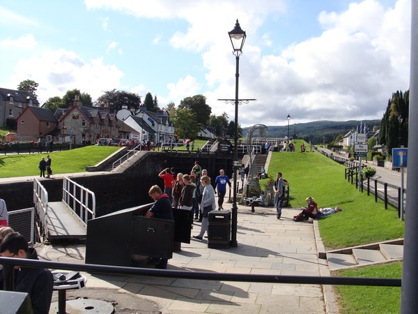 The locks on the Caledonian Canal