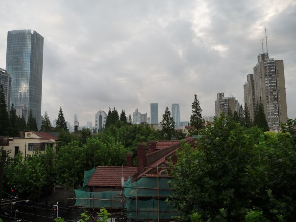 downtown Shanghai