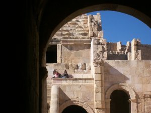The smaller amphitheater at Jerash