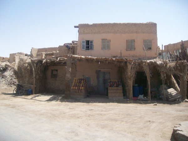Mud building in Siwa town center