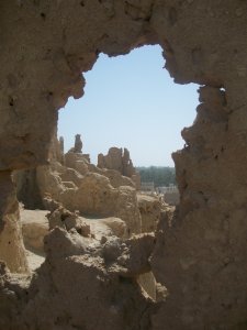 View of the Shali ruins