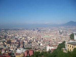 Arial View of Napoli