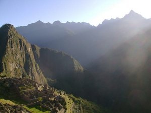 Machu Picchu, Sonnenaufgang.