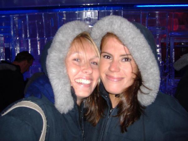 In the Ice Bar in Queenstown...