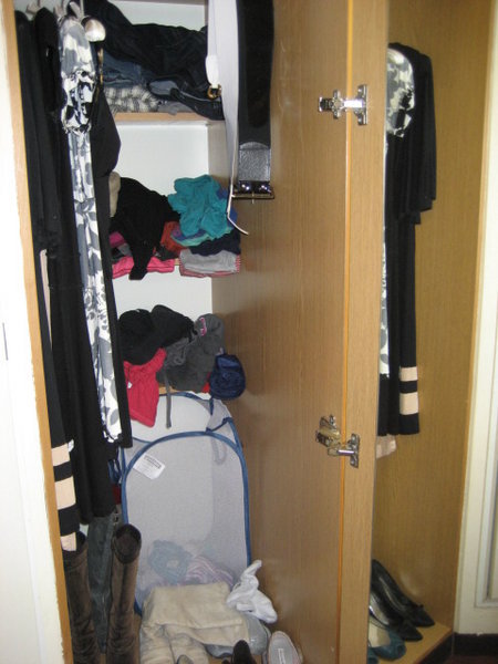 a not-so-Huong-sized closet