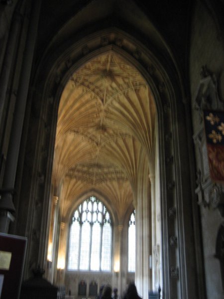 inside Peterborough Cathedral