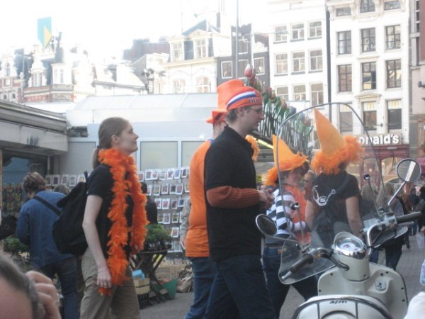 orange is one of the primary colors of Amsterdam