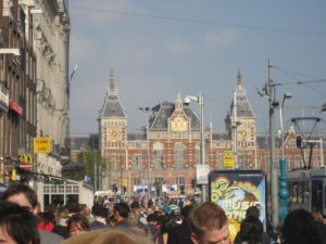 view of Centraal Station 