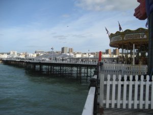 view of the rest of the pier from the beginning